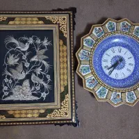 ساعت و تابلو خاتم کاری