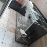 اکواریوم شیشه خم ده میل سفارشی درجه یک