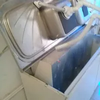 سینک دقلوفانتزی وکمدزیرش وکمدوآبچک بلاش|آب‌چکان و نظم‌دهنده ظروف|کرمان, |دیوار