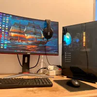 سیستم گیمینگ با مانیتور و تجهیزات|رایانه رومیزی|کرج, کیانمهر|دیوار