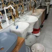 روشویی کابینتی نیم پایه ساده و شیک آگهی کد۴۵