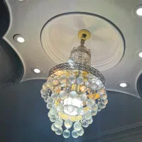 لوستر|لوستر و چراغ آویز|قم, باغ شریفی|دیوار