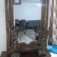 آینه و کنسول در حد نو|بوفه، ویترین، کنسول|بابل, |دیوار