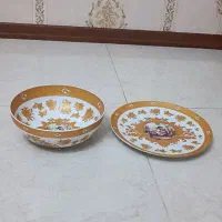 کاسه و بشقاب چینی طرح درباری لیلی مجنون|ظروف سرو و پذیرایی|تهران, خاک سفید|دیوار