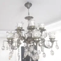 لوستر آلومینیوم۶شاخه۱۲شعله