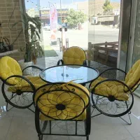 صندلی ویلایی فلزی