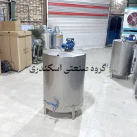 دیگ استیل پخت پز شیر برنج رب پاتیل پروسس تانک 500|ماشین‌آلات صنعتی|یاسوج, |دیوار