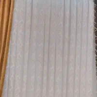 پرده با دستک و چوب پرده|پرده، رانر، رومیزی|قوچان, |دیوار