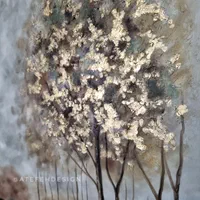 تابلو نقاشی درخت آنتیک، ورق طلا، قاب بژ|تابلو، نقاشی، عکس|تهران, عباسآباد|دیوار