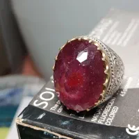 انگشتر یاقوت سرخ معدنی آفریقای درشت 48قراطی