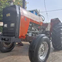 تراکتور 285 با گاو اهن