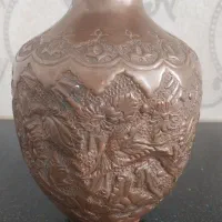 گلدان مسی قدیمی|صنایع دستی و سایر لوازم تزئینی|کرج, شهرک آسمان|دیوار