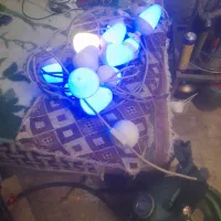 ریسه چراغ ۷ رنگ با لامپهای ضد اب ونشکن