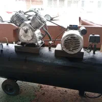 پمپ کمپرسور هوا دو خرجین اصل ژاپن