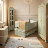 سرویس خواب نوزاد نوجوان تخت کمد بچه سیسمونی کودک