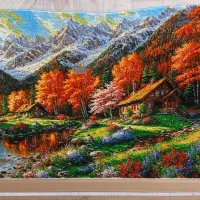 تابلو فرش و فرش دستبافت جهت بافتن توسط بافنده