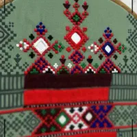 تپه زنی زنجیره دوزی یوسف زهی|لباس|زابل, |دیوار