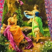 تابلو فرش ابریشم