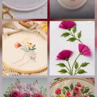 گلدوزی .هنر دست|صنایع دستی و سایر لوازم تزئینی|بندر دیر, |دیوار