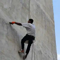 ابندی نما عایق نانو بدون داربست ایزوگام رنگ شستشو|خدمات نظافت|لاهیجان, لیل|دیوار