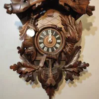 ساعت کوکو ساعت دیواری قدیمی کلکسیونی|کلکسیون اشیاء عتیقه|کیلان, |دیوار