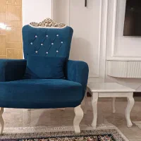 مبل۹نفره ومیزوسط بزرگ و۳تا میز کوچک|مبلمان خانگی و میز عسلی|آمل, |دیوار