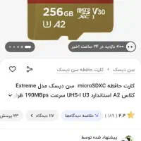 کارت حافظه microsd 256گیگ