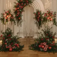 گل ارایی و بادکنک ارایی .میوه ارایی شب یلدا