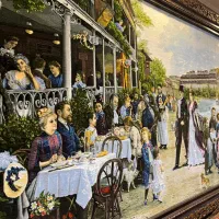 تابلو فرش مهمانی ونیز|تابلو فرش|تهران, سعادت‌آباد|دیوار