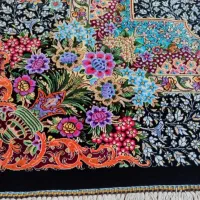 فرش ابریشم خالص زرنیم ریزبافت|فرش|قم, نیروگاه|دیوار