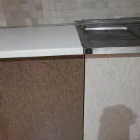 کابینت دست دوم تمیز با هود و سینک و شیر