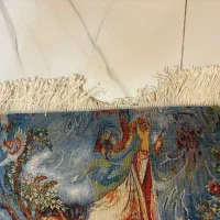 قالیچه دستبافت طرح بوسه آهو|فرش|تهران, گلستان (شهرک راه آهن)|دیوار