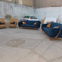 مبل راحتی بارسلون تدی هشت نفره لوکس|مبلمان خانگی و میز عسلی|رباطکریم, رباطکریم|دیوار