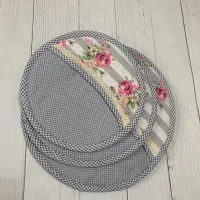 پیشبند دمکنی  شیک زیبا 8تیکه|سفره، حوله، دستمال آشپزخانه|بندر انزلی, کارآموزی|دیوار