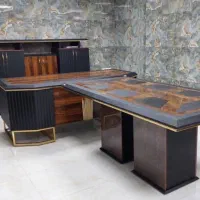 مبل نیم ست دفتری میز مدیریت سون صندلی اداری|دفتر کار|هشتگرد, شهرک سهیلیه|دیوار