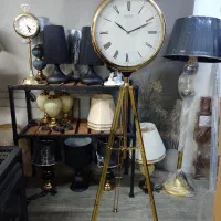 ساعت کنار سالنی آبکاری شده لوتوس