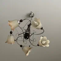 لوستر ۵شاخه کارکرده و سالم