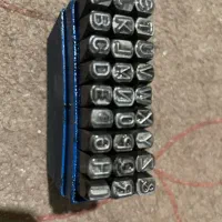 حروف کوب آلمانی و شماره کوب چک اسلواکی