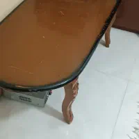 دو عدد مبل تک نفره تمام چوب همراه میز چوبی|مبلمان خانگی و میز عسلی|اردبیل, |دیوار