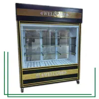 یخچال ایستاده ویترینی سه درب