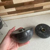 جاشمعی سنگ طبیعی دکوری مشکی