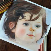 سفارش نقاشی چهره با قیمت مناسب|تابلو، نقاشی، عکس|قائم‌شهر, |دیوار