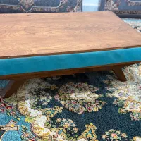 میز وسط رنگ فیروزه ای