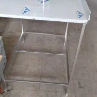 میزکاررویه استیل فقط۲م100x70