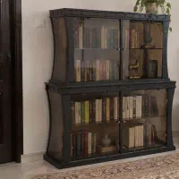 ویترین ۲ طبقه، کتابخانه لوکس
