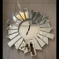 ساعت دیواری آینه کاری