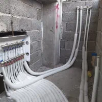 لوله کشی آب فاضلاب پمپ منبع شیرآلات رادیاتورشوفاژ