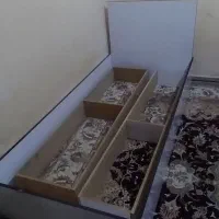 تخت خواب ی نفر سالم تمیز ام دی اف نوپان تمیز|تخت و سرویس خواب|رامهرمز, |دیوار