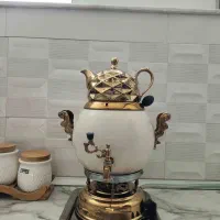 سماور گازی بدون کوره و همراه با قوری