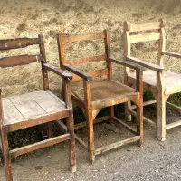 صندلی چوبی سالم